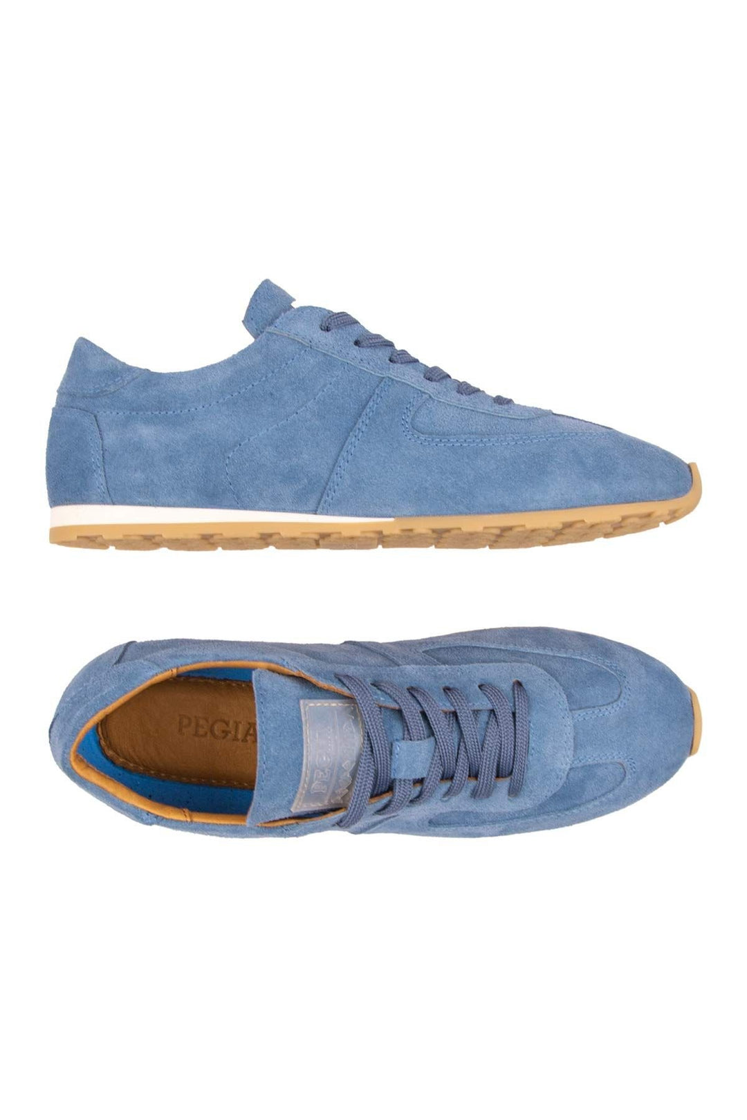 Pegia Flex Genuine Suede Sneakers 600100  - Blue