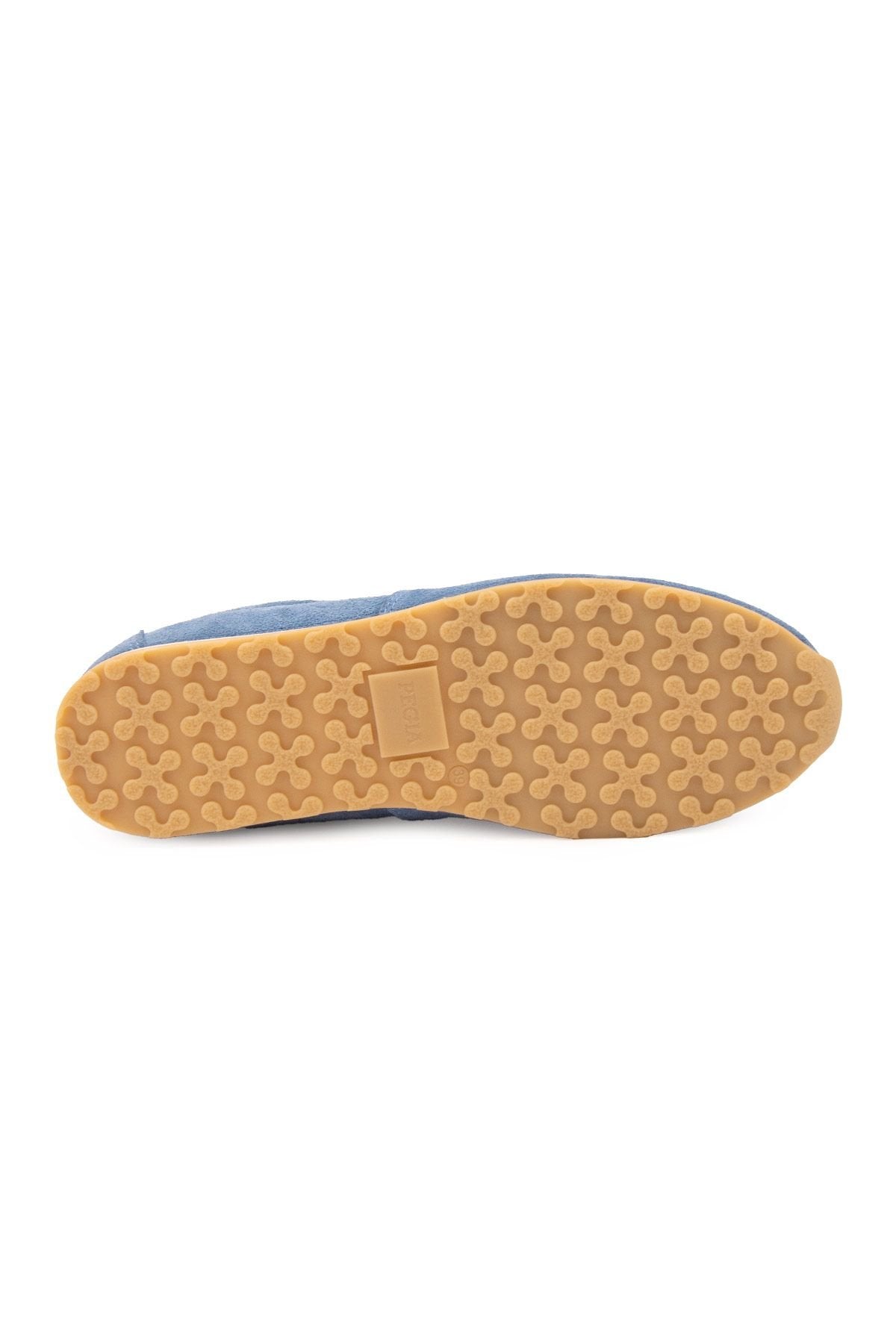 Pegia Flex Genuine Suede Sneakers 600100  - Blue