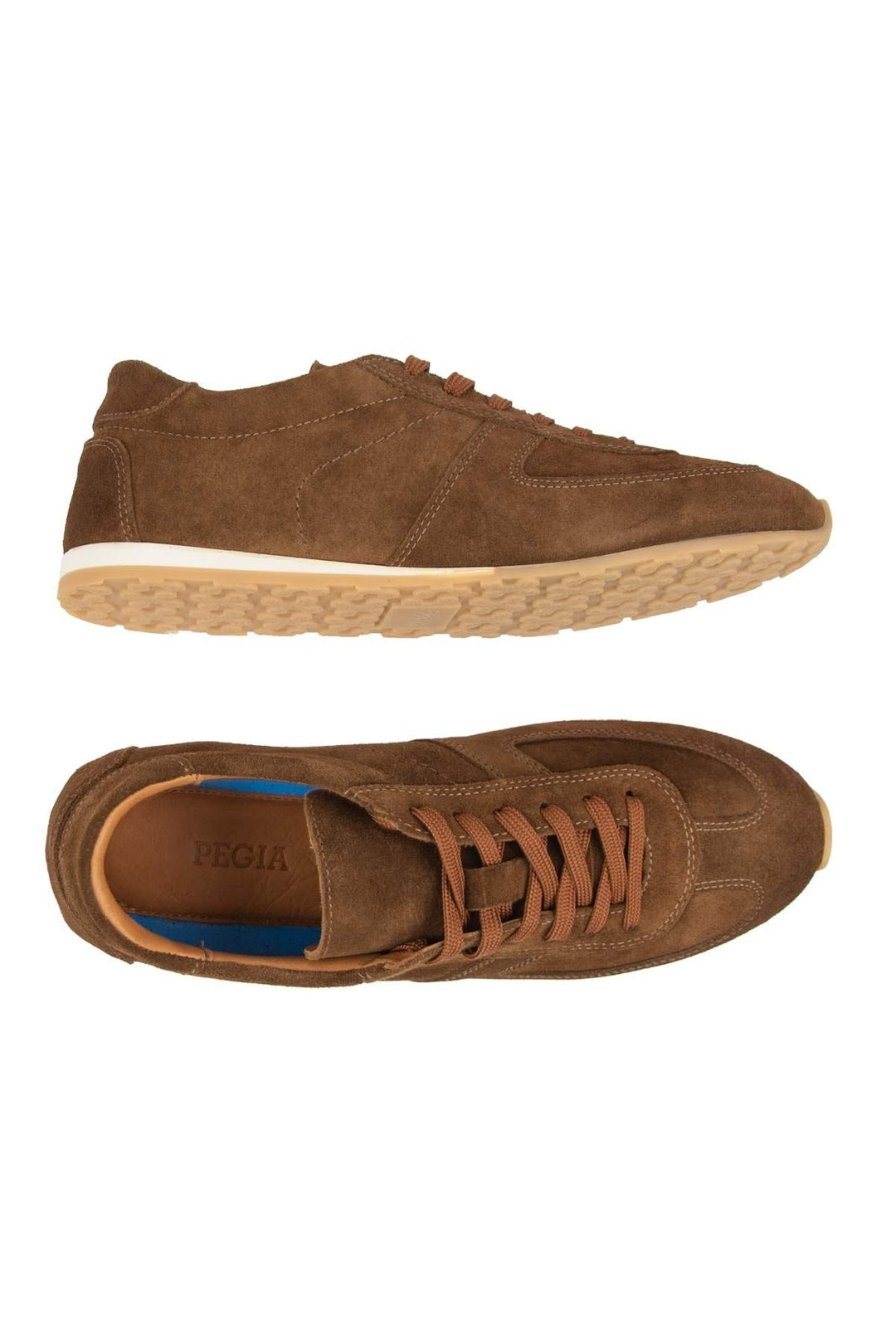 Pegia Flex Genuine Suede Sneakers 600100  - Choco