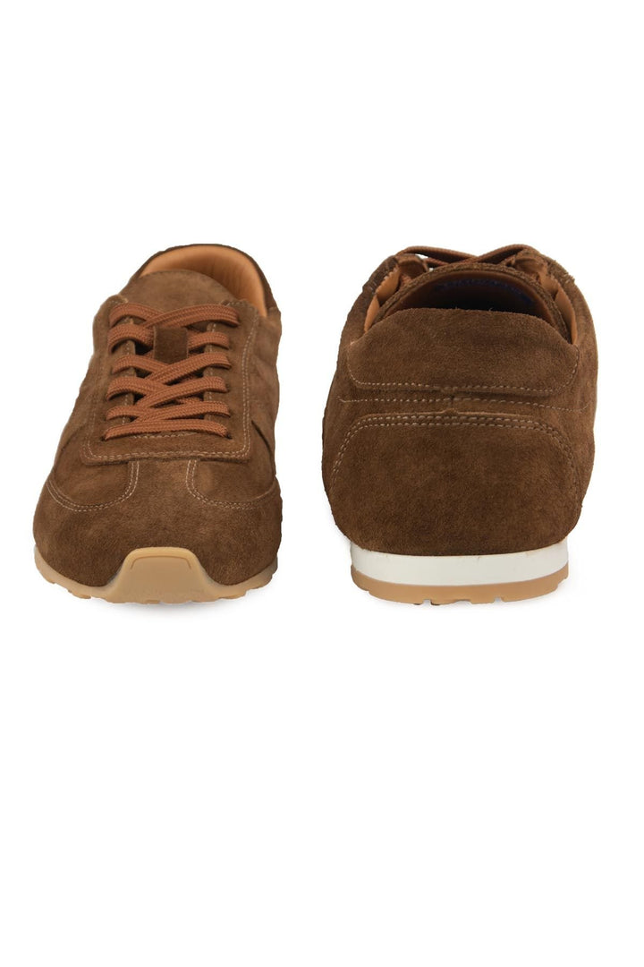 Pegia Flex Genuine Suede Sneakers 600100  - Choco