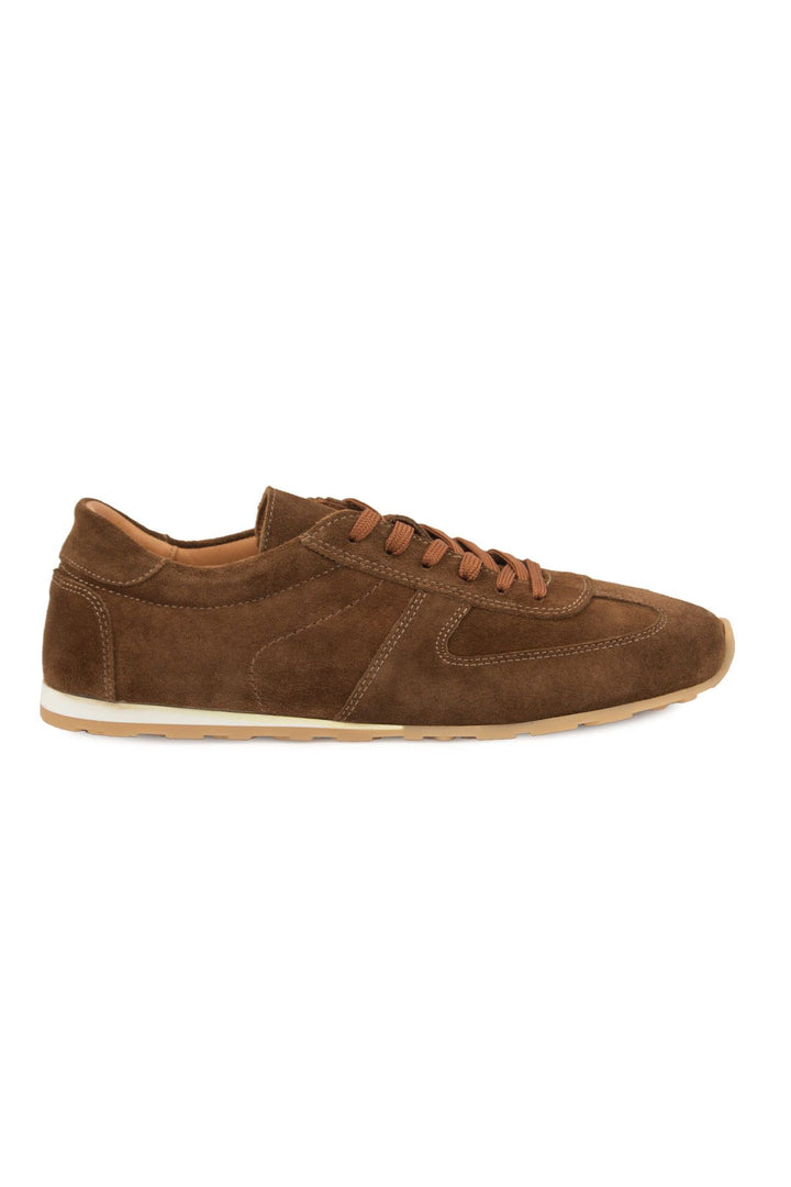 Pegia Flex Genuine Suede Sneakers 600100  - Choco