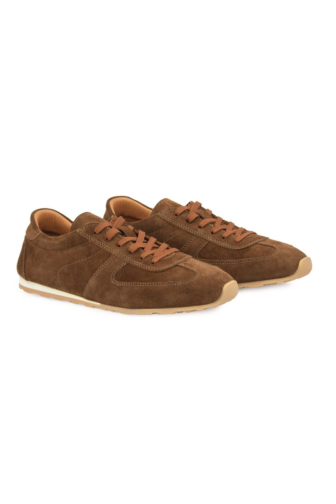 Pegia Flex Genuine Suede Sneakers 600100  - Choco