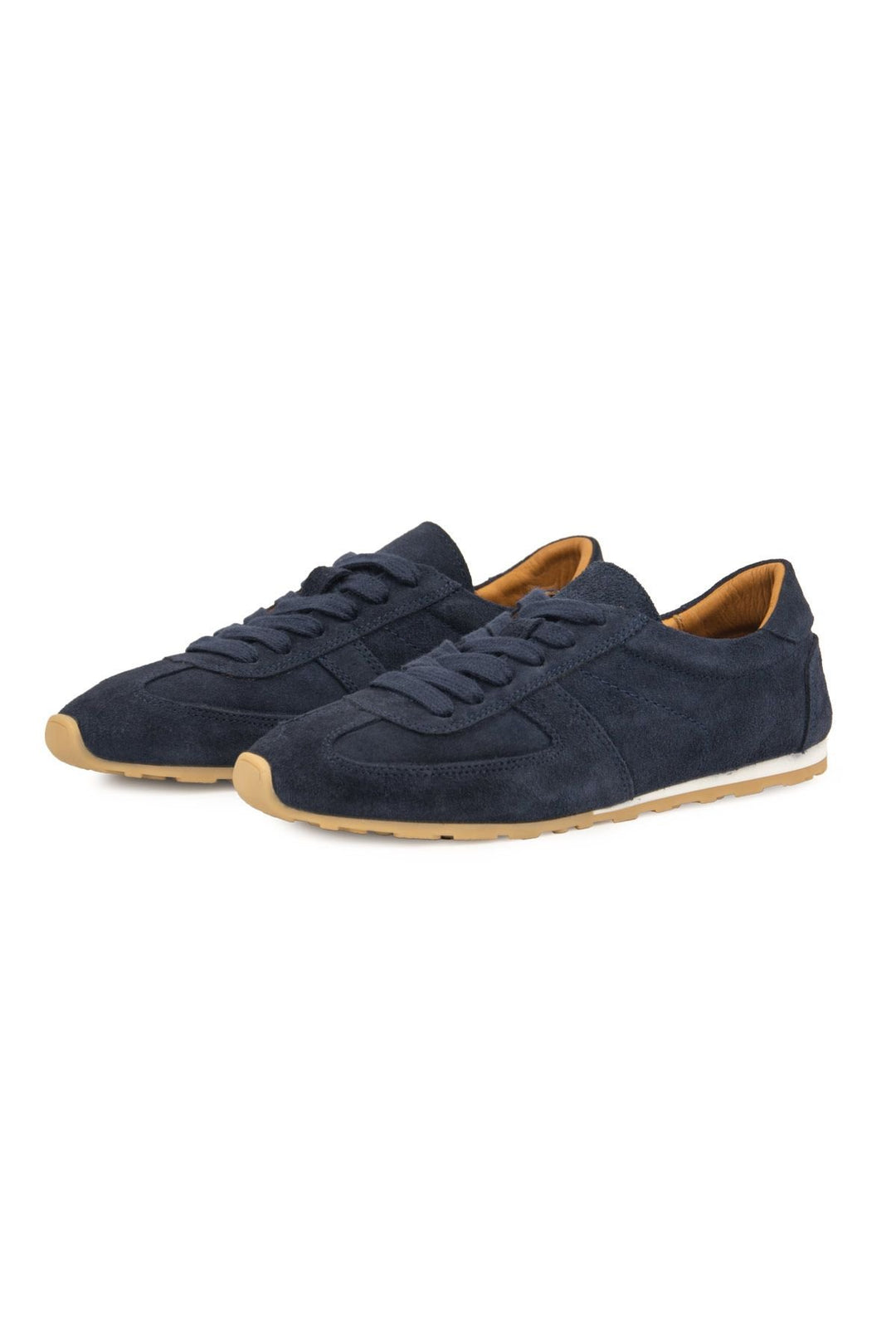 Pegia Flex Genuine Suede Sneakers 600100  - Navy
