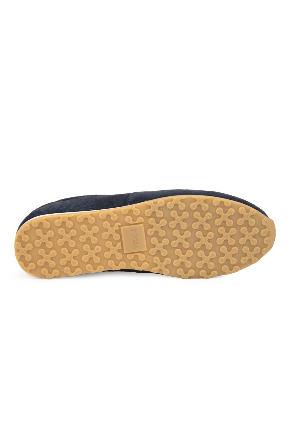 Pegia Flex Genuine Suede Sneakers 600100  - Navy