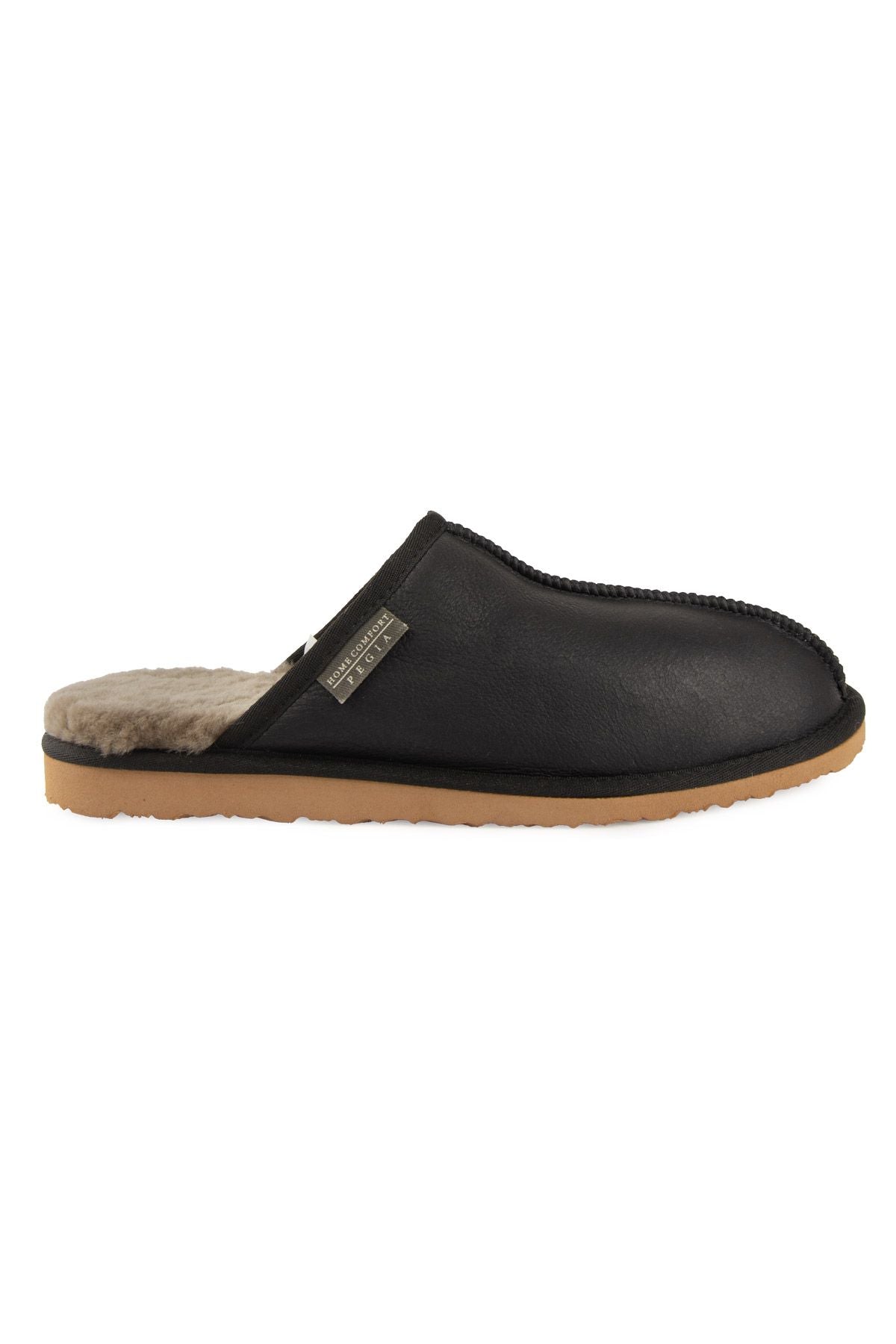 Pegia Men's Sheepskin Slippers 111031  - Caramel
