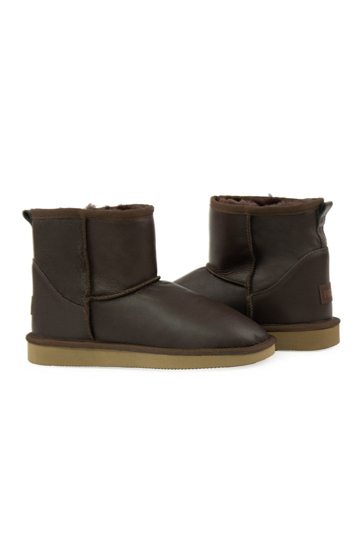 Pegia Women's Sheepskin Boots 191022  - Choco