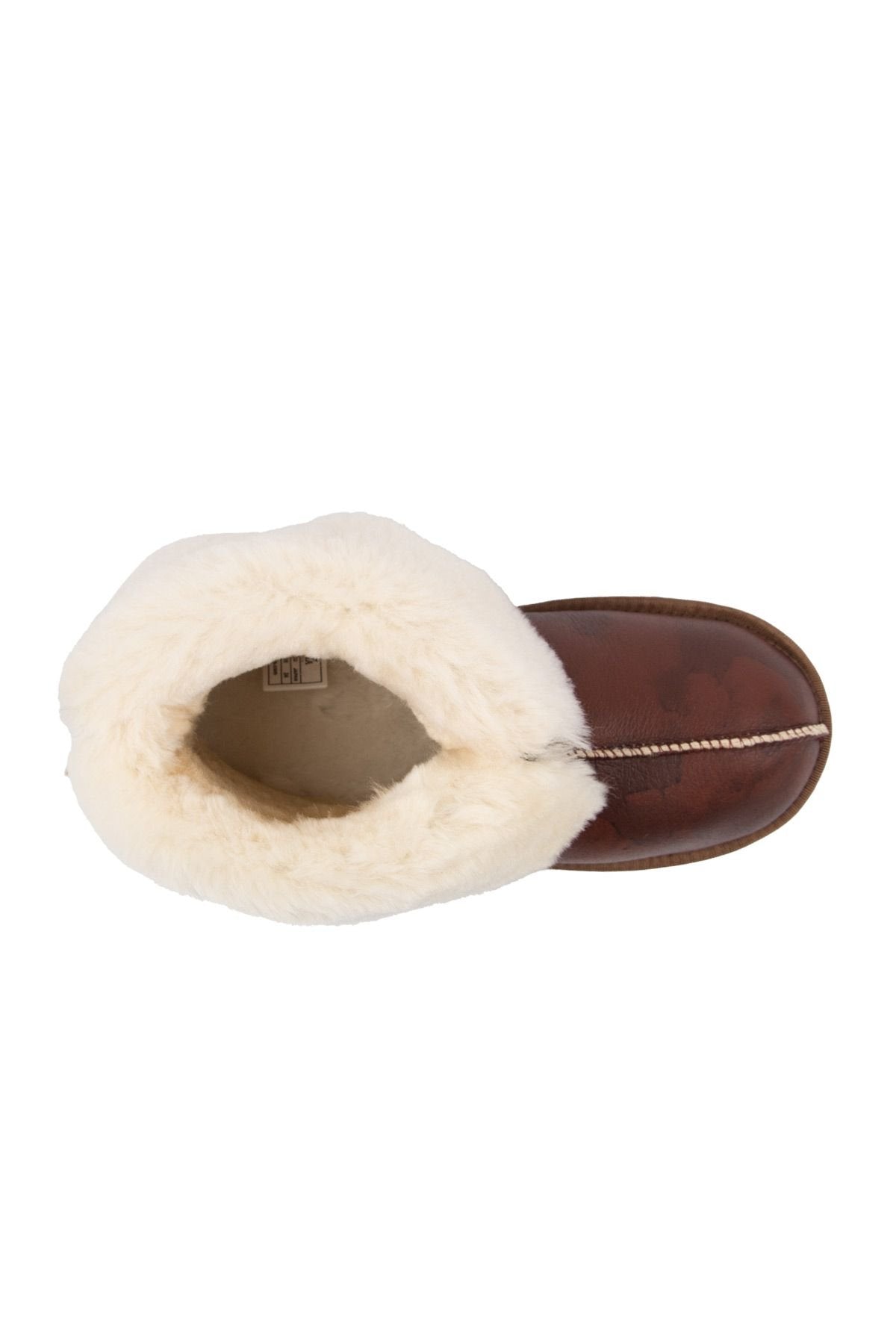 Pegia Women's Sheepskin Booties 191211  - Burgundy