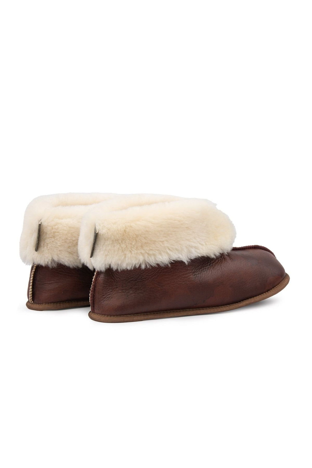 Pegia Women's Sheepskin Booties 191211  - Burgundy