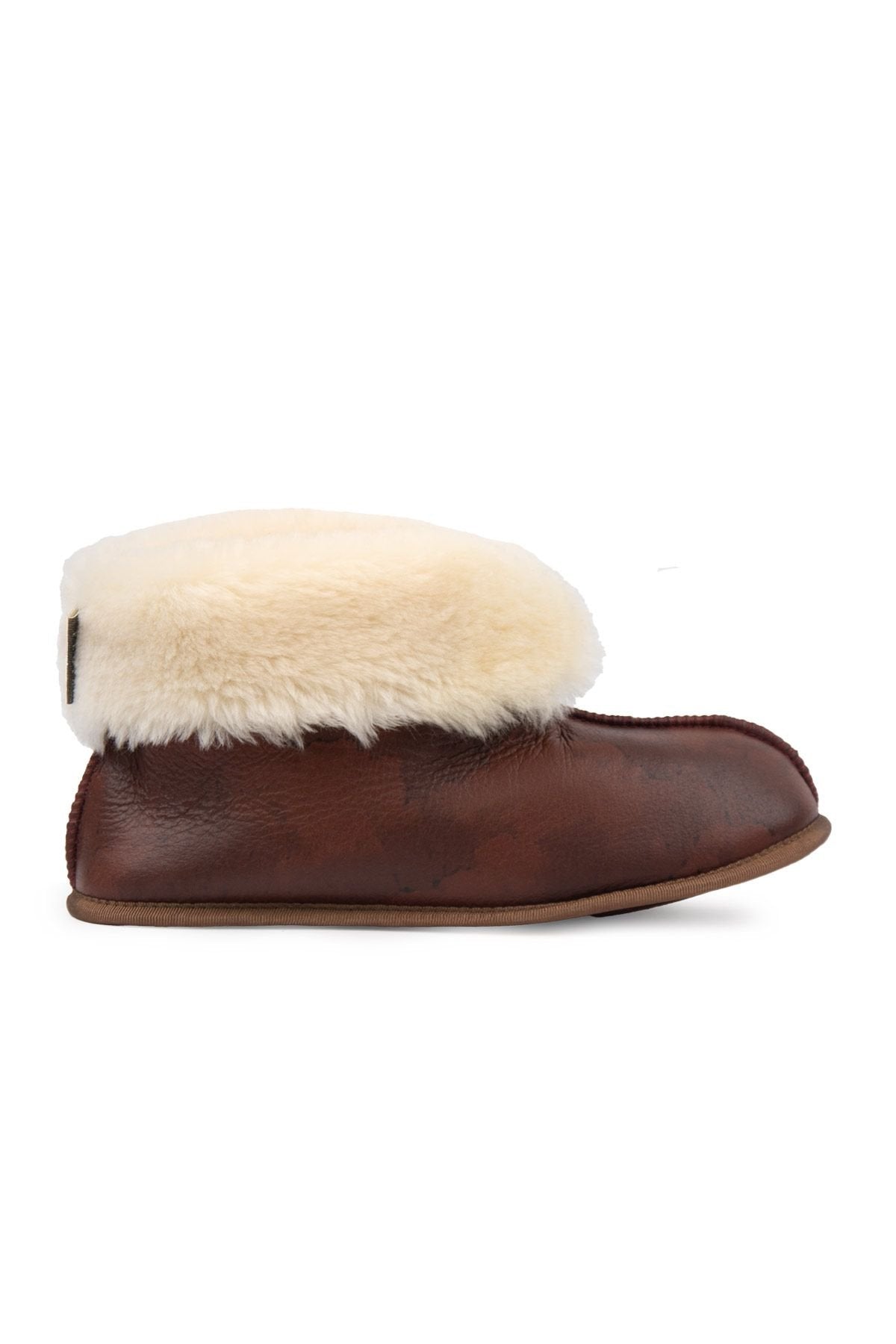 Pegia Women's Sheepskin Booties 191211  - Burgundy