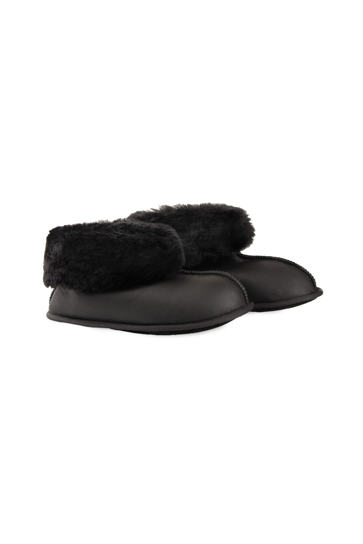Pegia Women's Sheepskin Booties 191211  - Black