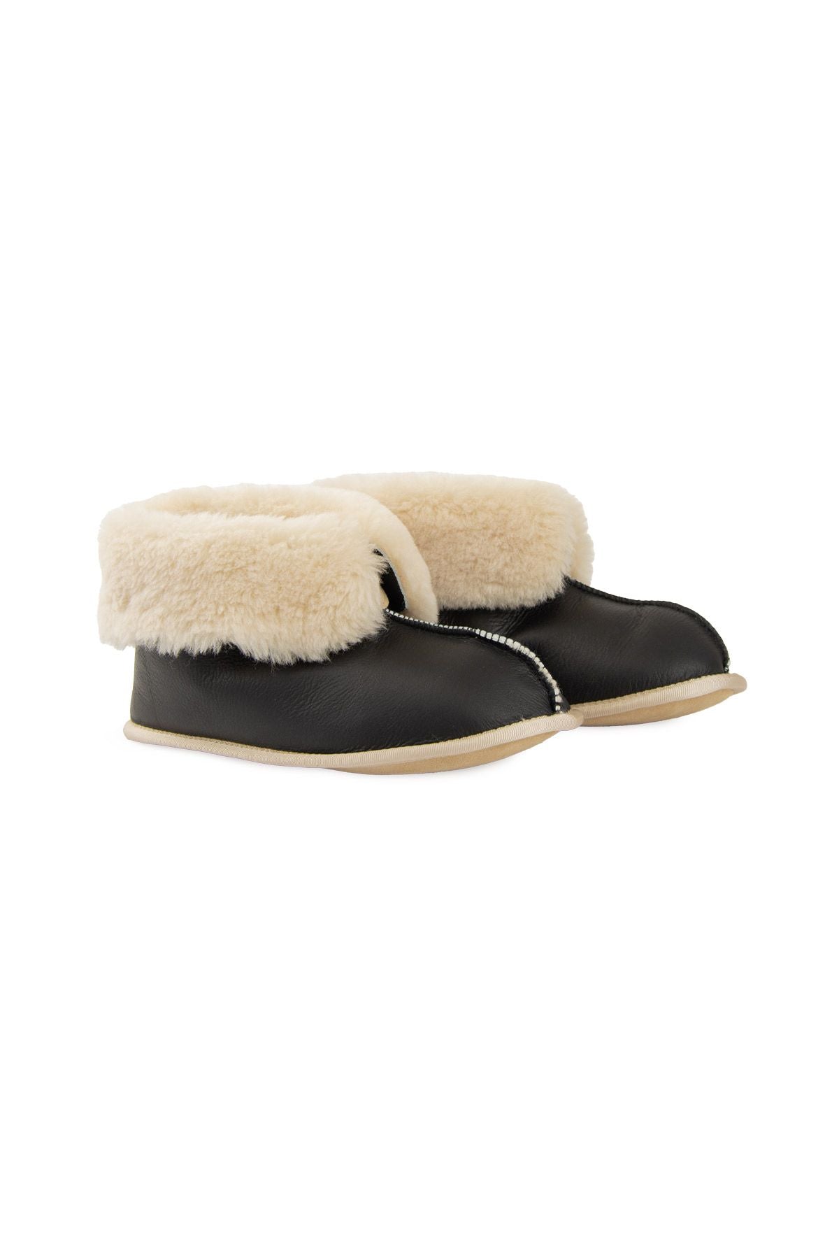 Pegia Women's Sheepskin Booties 191211  - Cream