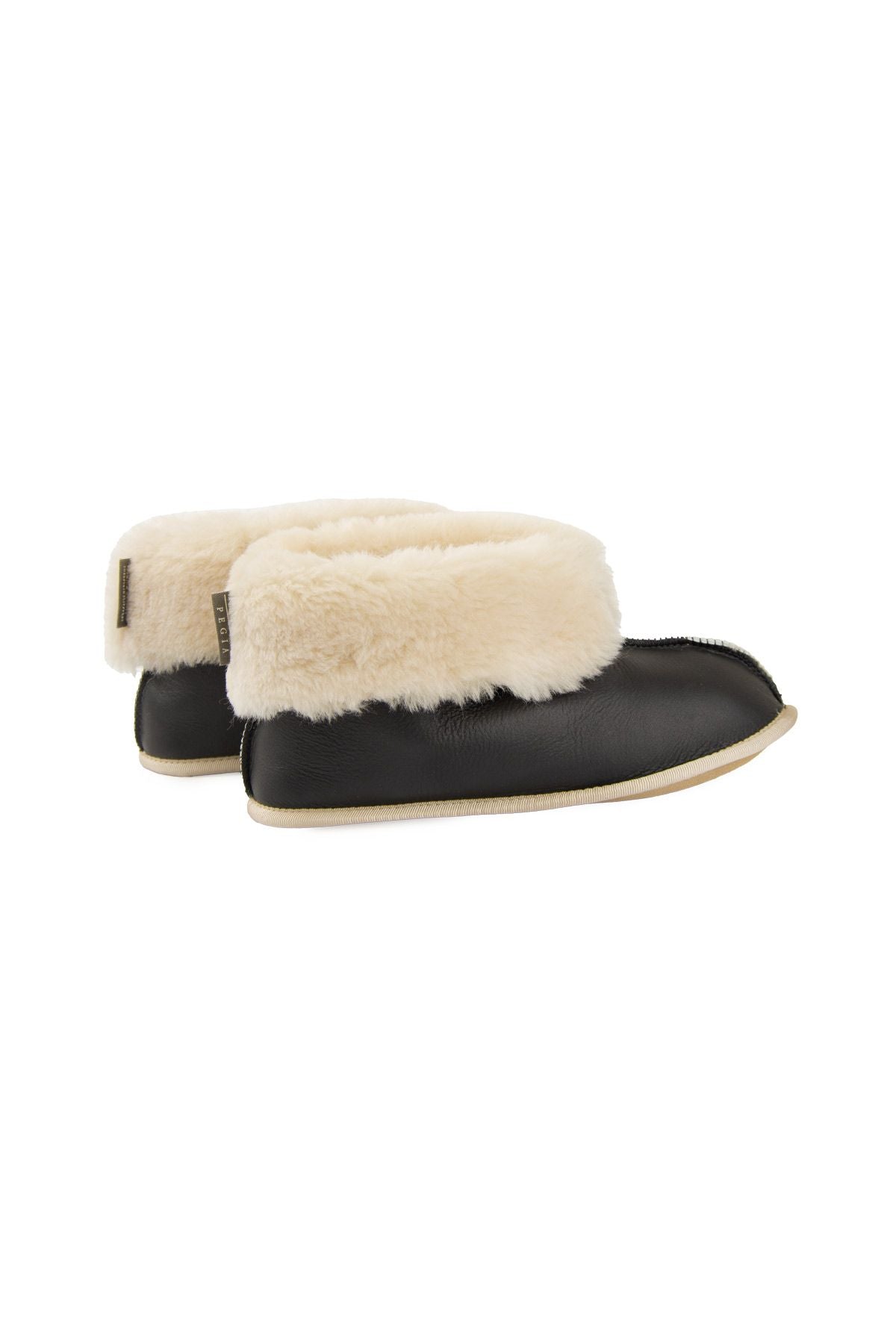 Pegia Women's Sheepskin Booties 191211  - Cream