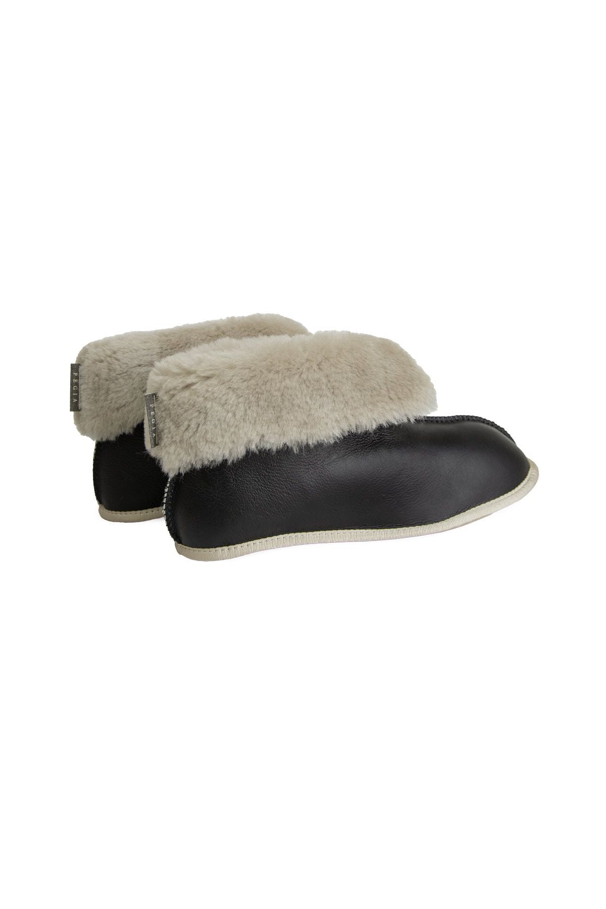 Pegia Women's Sheepskin Booties 191211  - Caramel