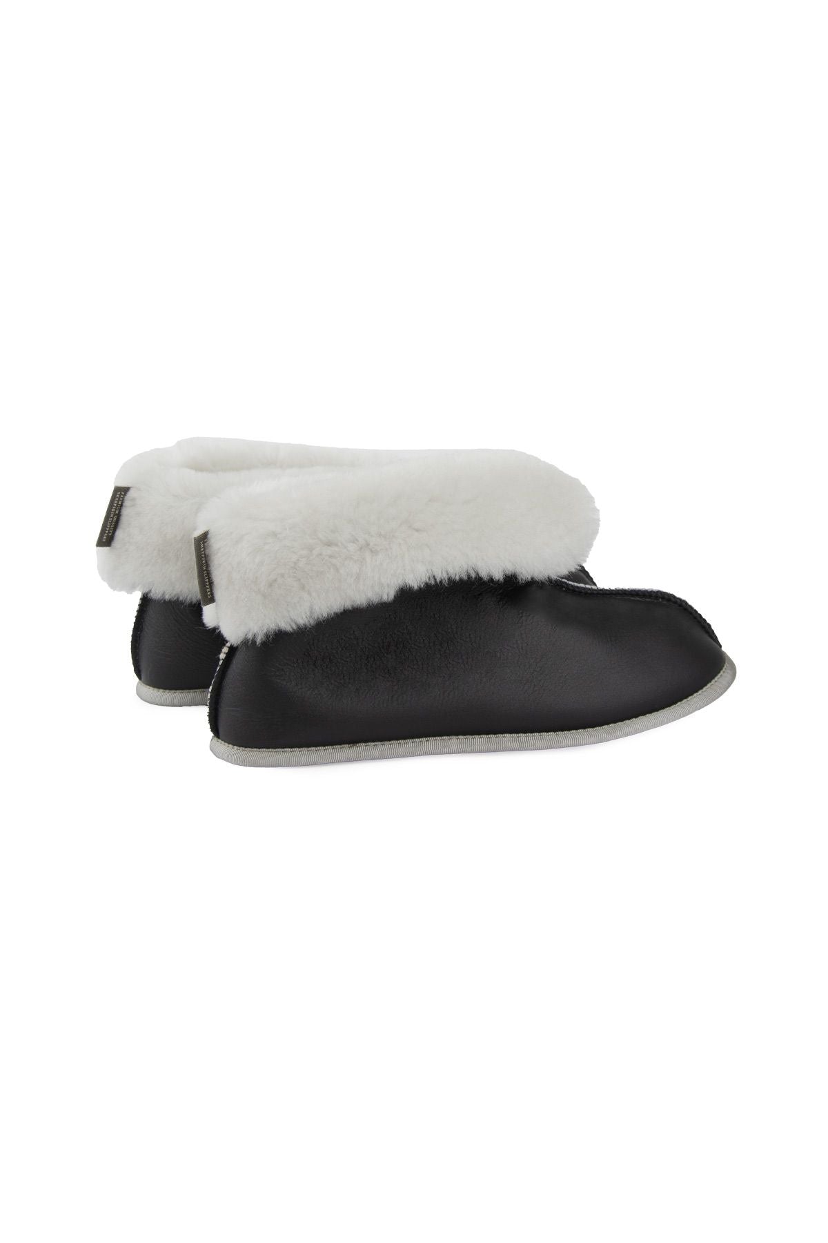 Pegia Women's Sheepskin Booties 191211  - Charcoal