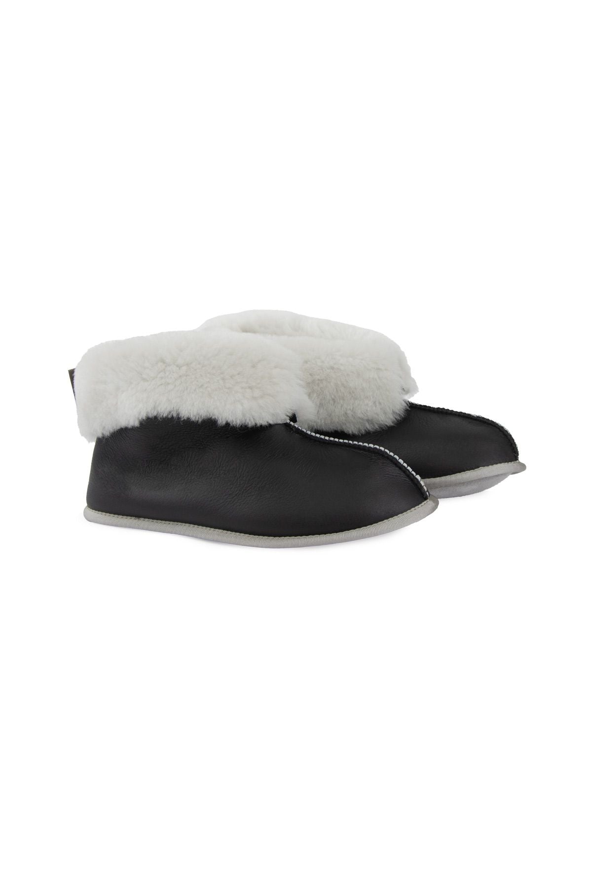Pegia Women's Sheepskin Booties 191211  - Charcoal
