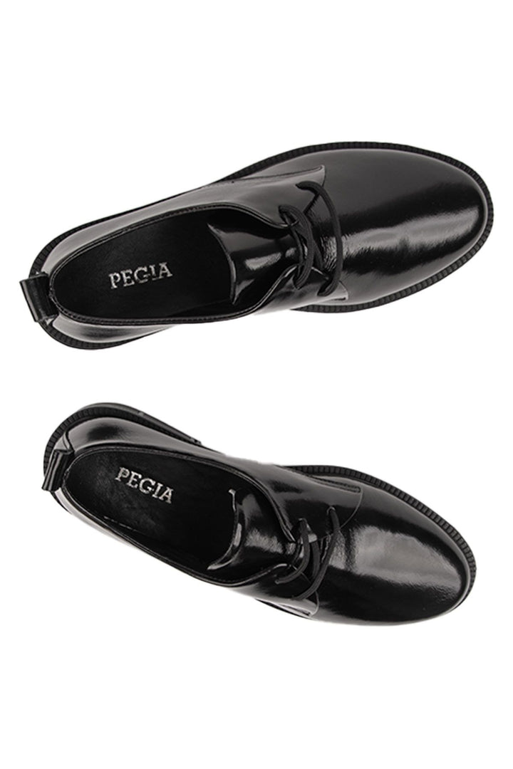 Pegia Genuine Leather Women's Shoes DG6053  - Black