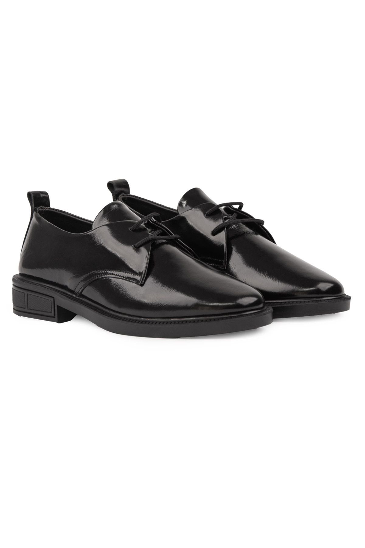Pegia Genuine Leather Women's Shoes DG6053  - Black