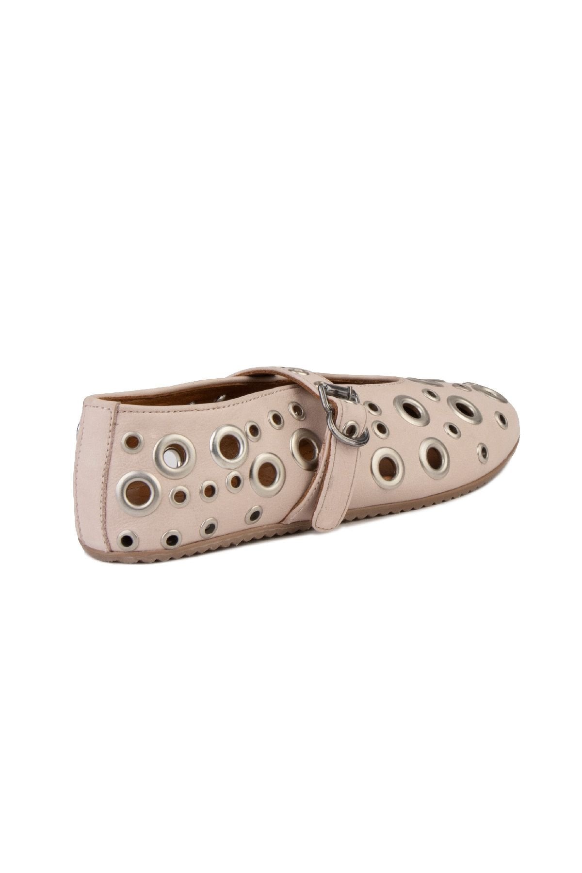 Pegia Women's Leather Ballet Shoes 700954  - Rose