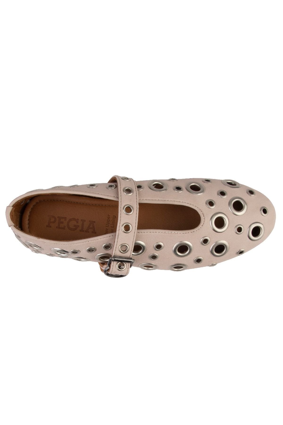Pegia Women's Leather Ballet Shoes 700954  - Rose