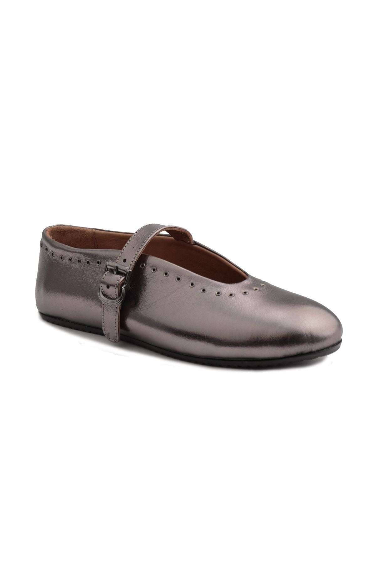 Pegia Leather Women's Ballet Shoes 700950  - Black