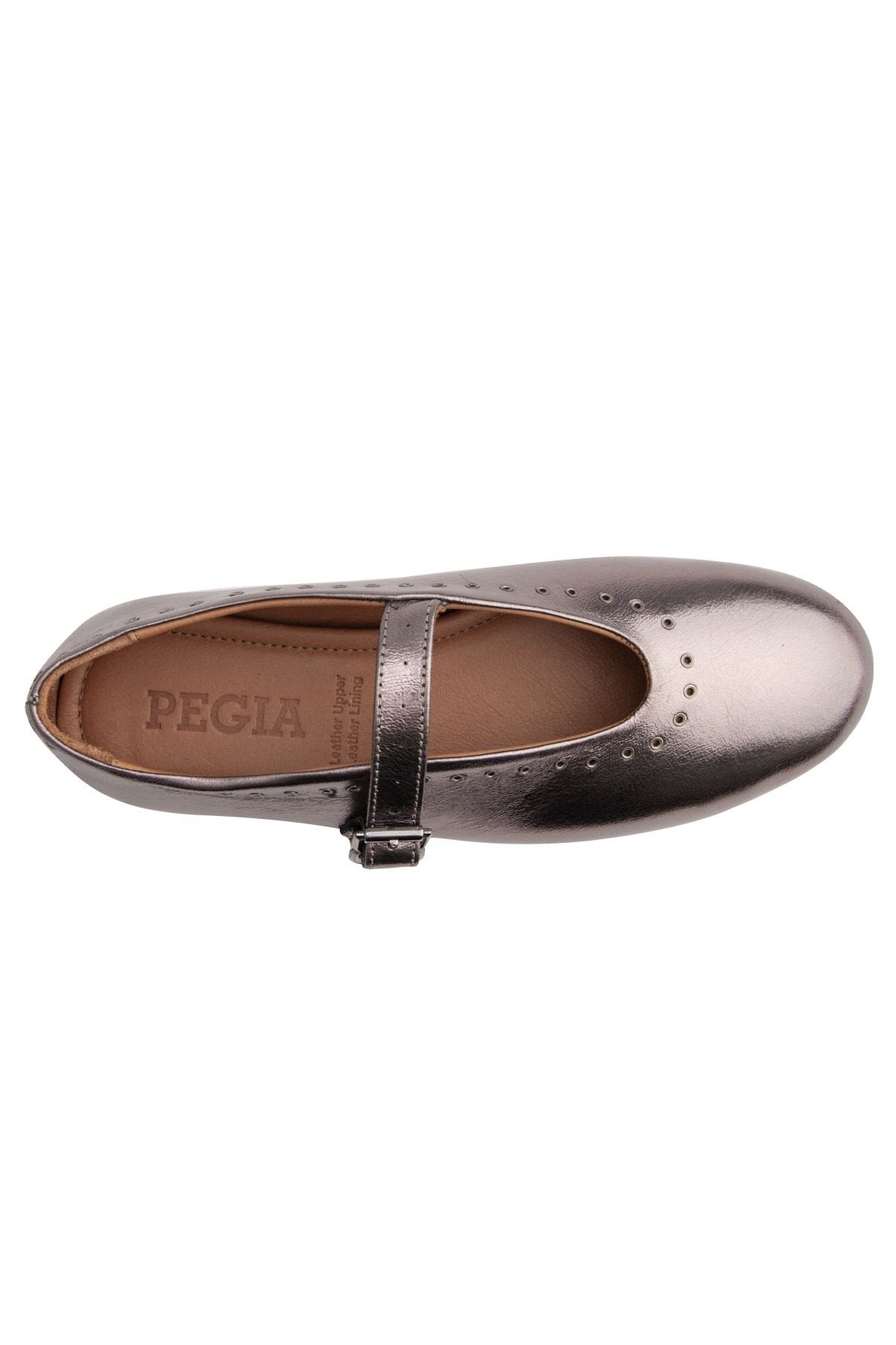 Pegia Leather Women's Ballet Shoes 700950  - Black