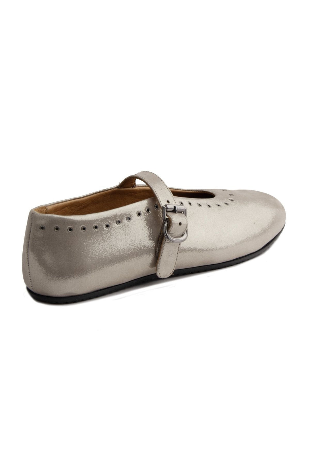Pegia Leather Women's Ballet Shoes 700950  - Beige