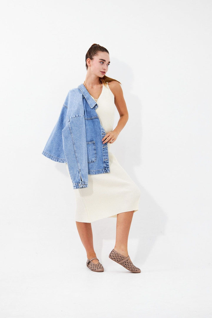 Pegia Women's Leather Ballet Shoes 700952  - Stone