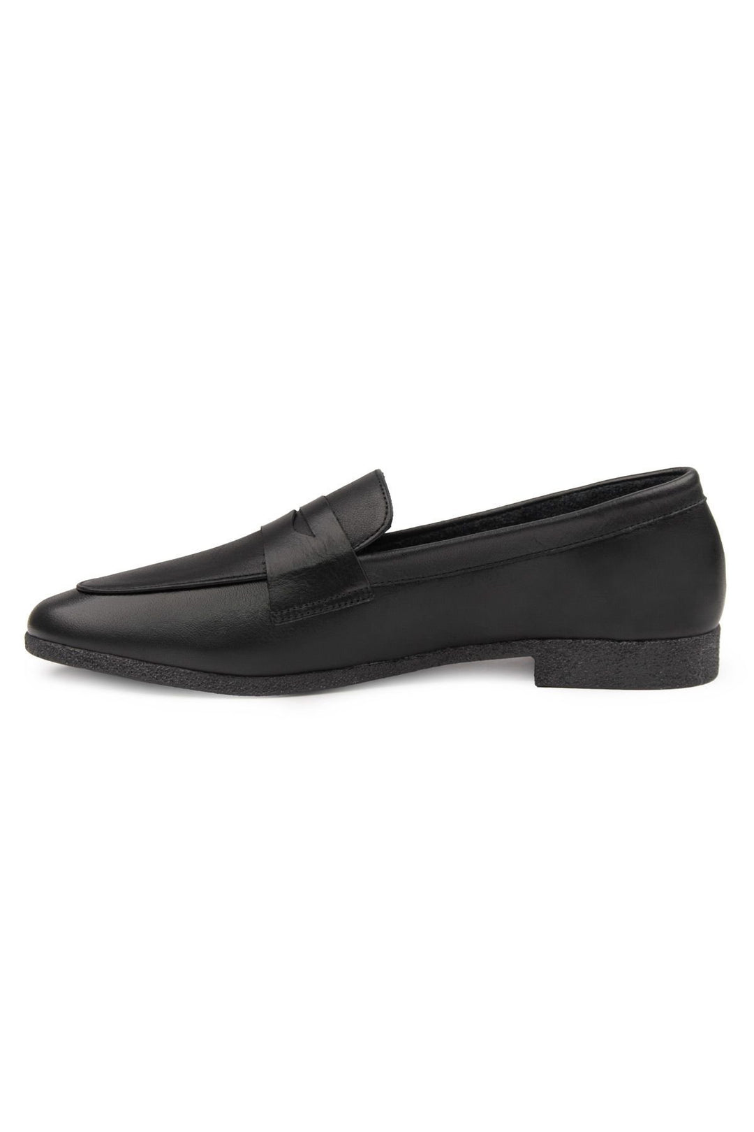 Pegia Women's Leather Loafers DG6043  - Black