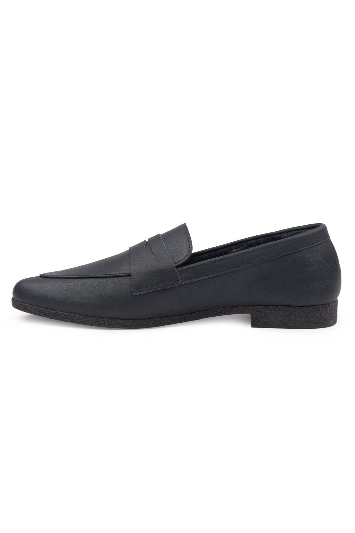 Pegia Women's Leather Loafers DG6043  - Navy
