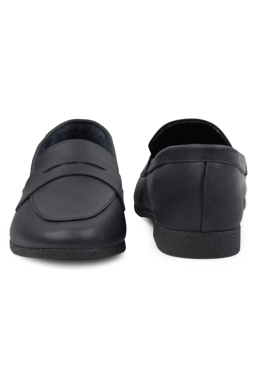 Pegia Women's Leather Loafers DG6043  - Navy