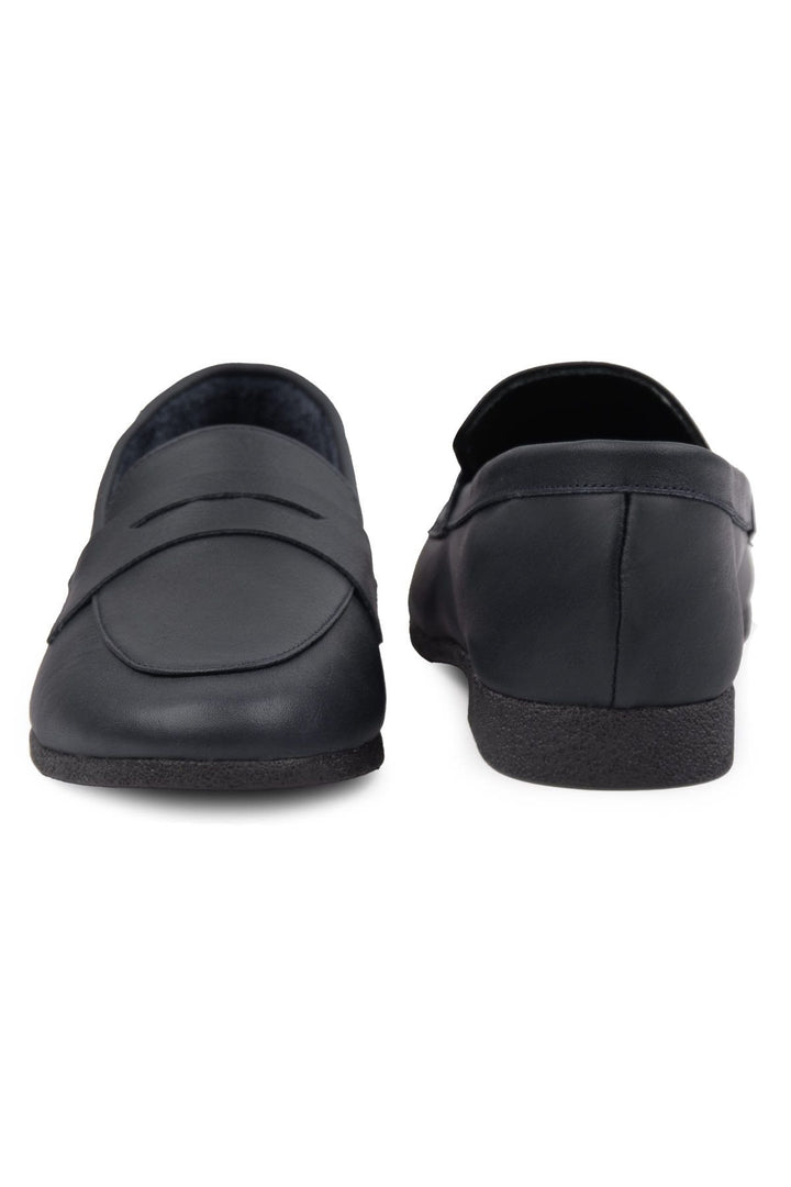 Pegia Women's Leather Loafers DG6043  - Navy