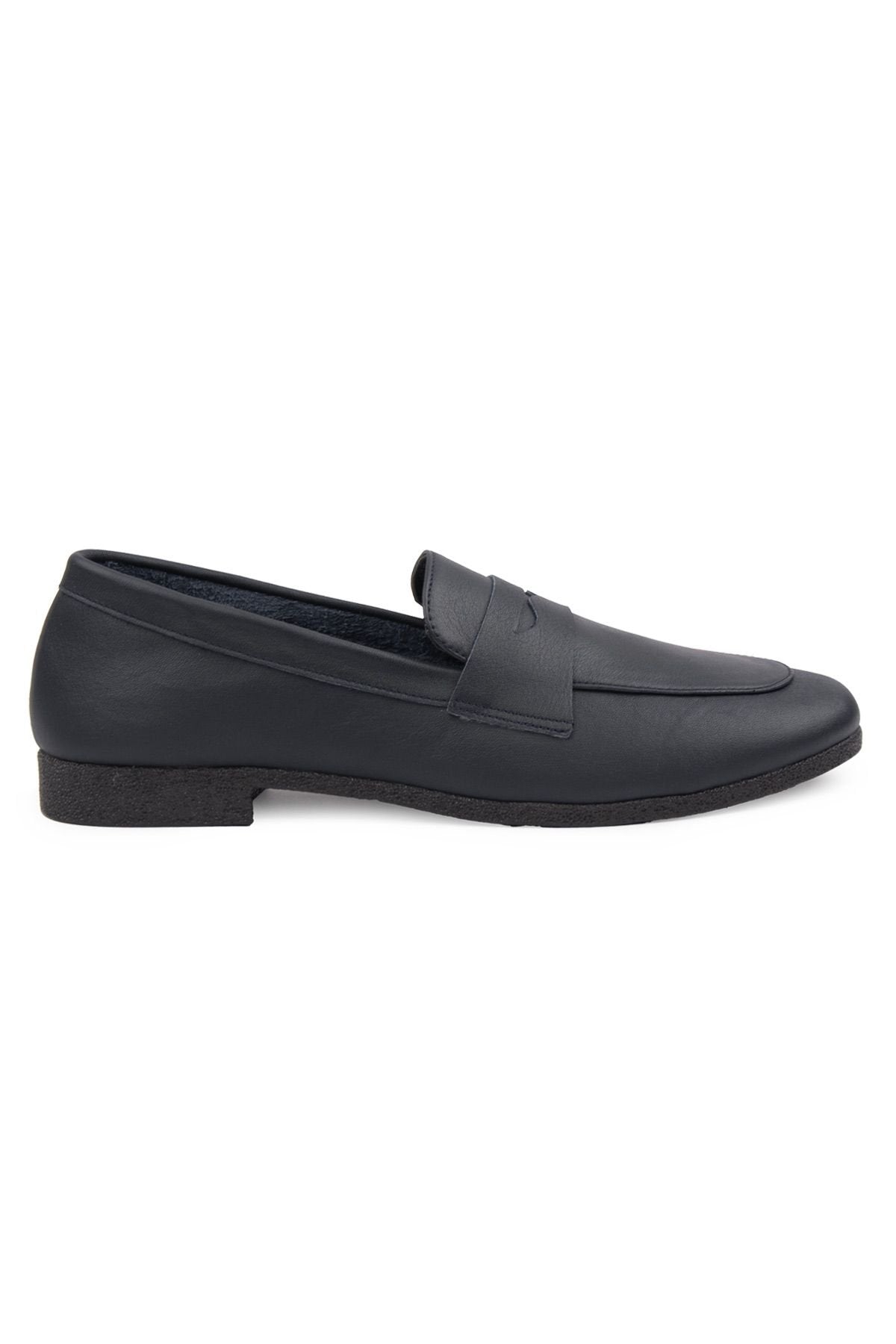 Pegia Women's Leather Loafers DG6043  - Navy