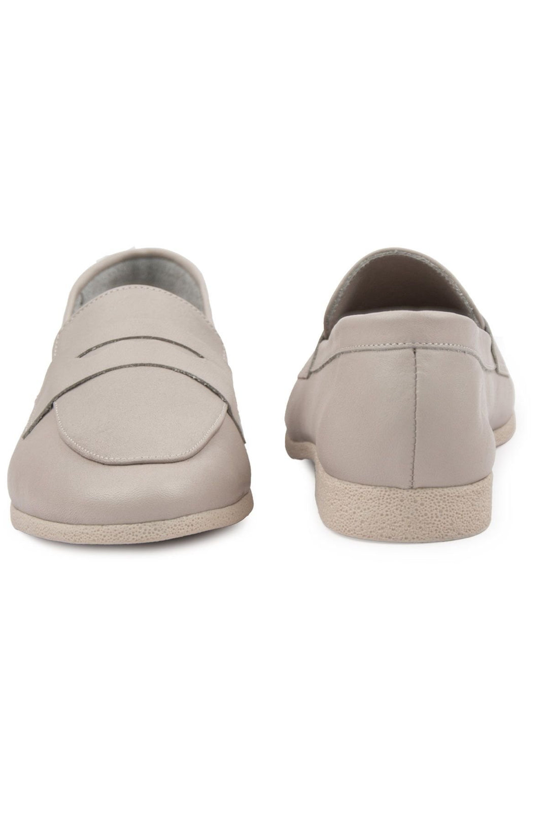 Pegia Women's Leather Loafers DG6043  - Stone