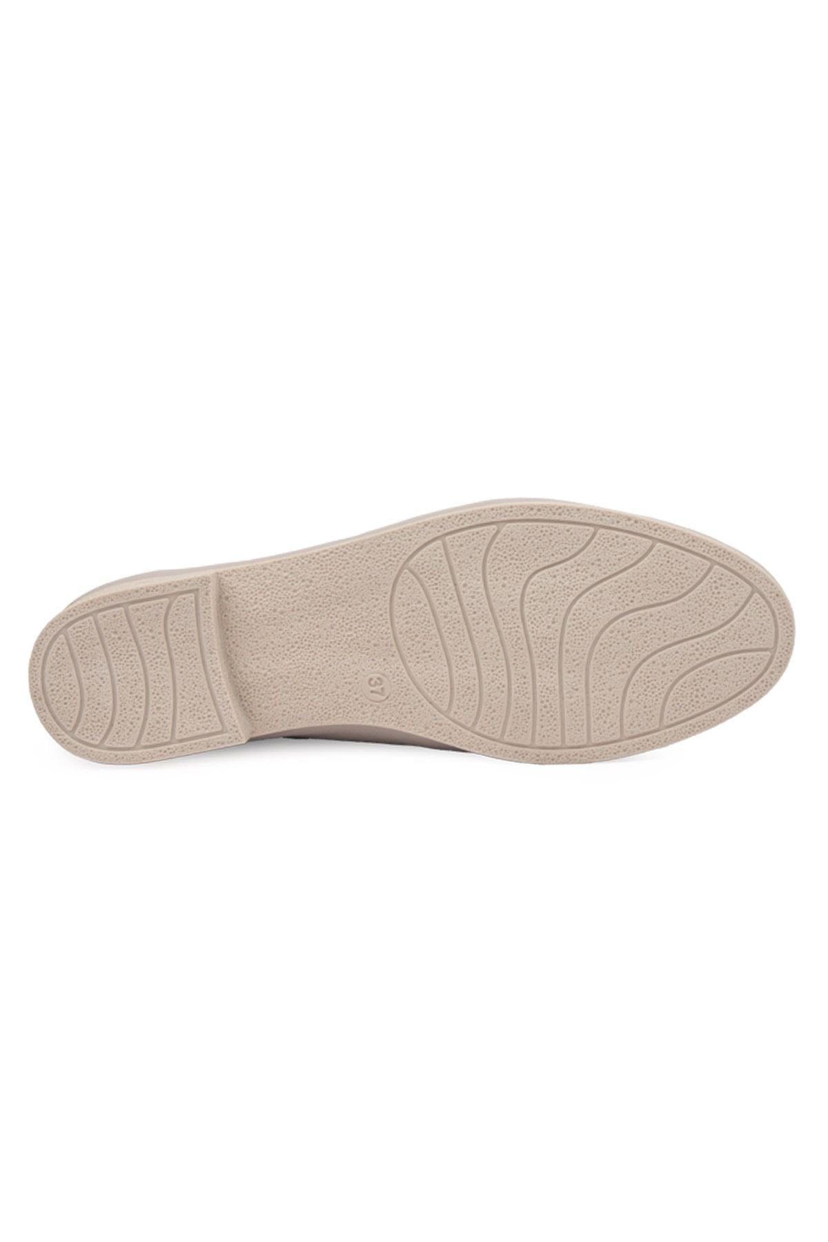 Pegia Women's Leather Loafers DG6043  - Stone