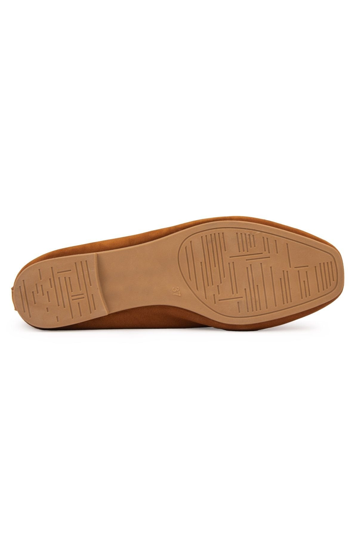 Pegia Genuine Nubuck Women's Loafers DG6044  - Chestnut