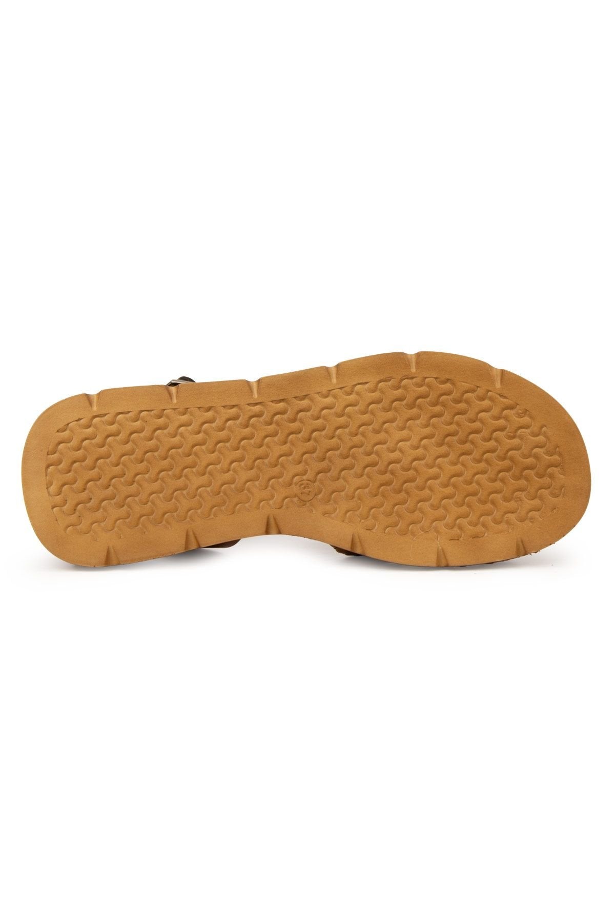 Pegia Genuine Leather Women's Sandals DG6054  - Chestnut