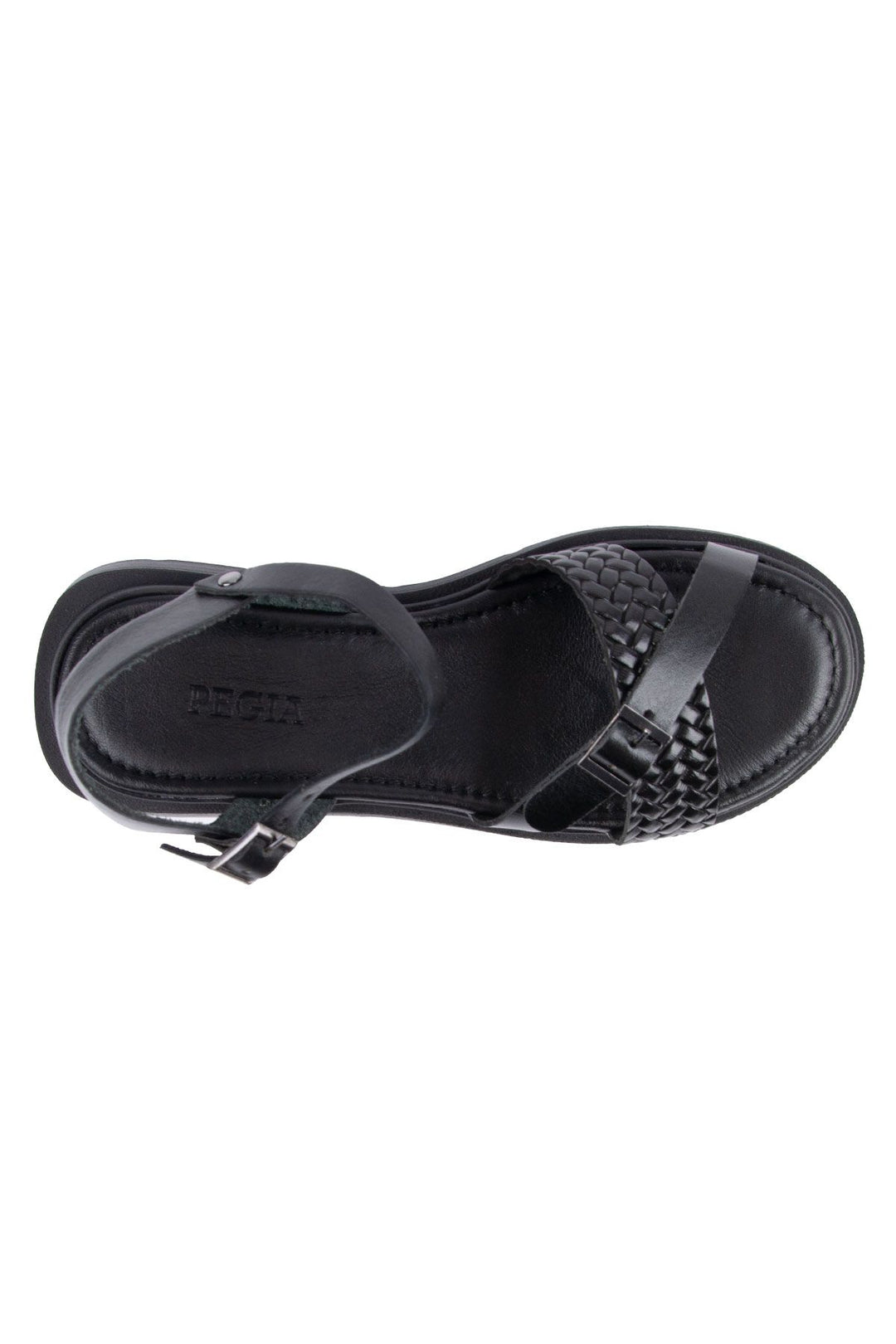 Pegia Genuine Leather Women's Sandals DG6054  - Black