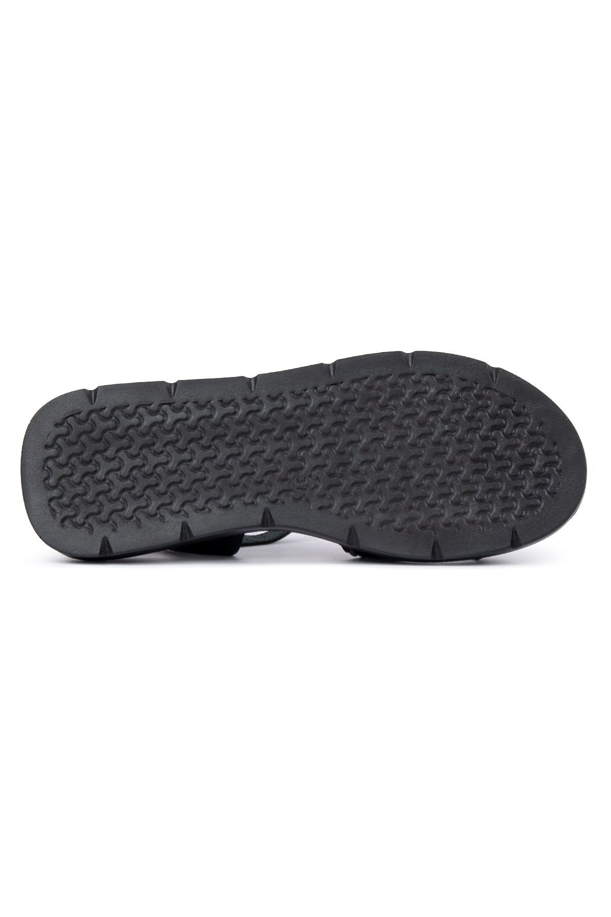 Pegia Genuine Leather Women's Sandals DG6054  - Black
