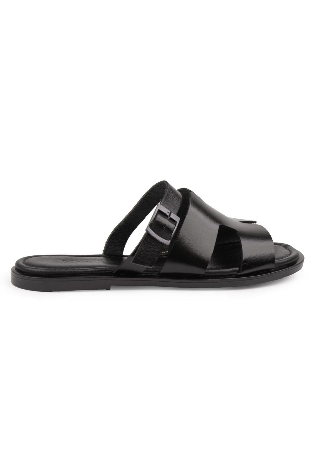 Pegia Genuine Leather Women's Slippers DG6056  - Black