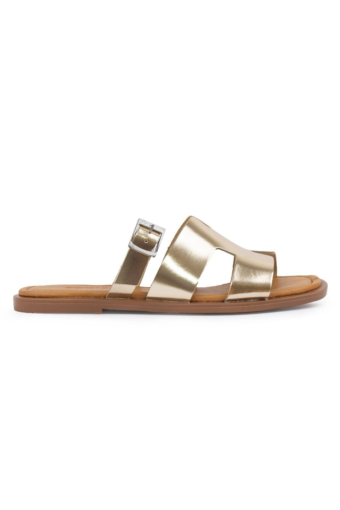 Pegia Genuine Leather Women's Slippers DG6056  - Gold