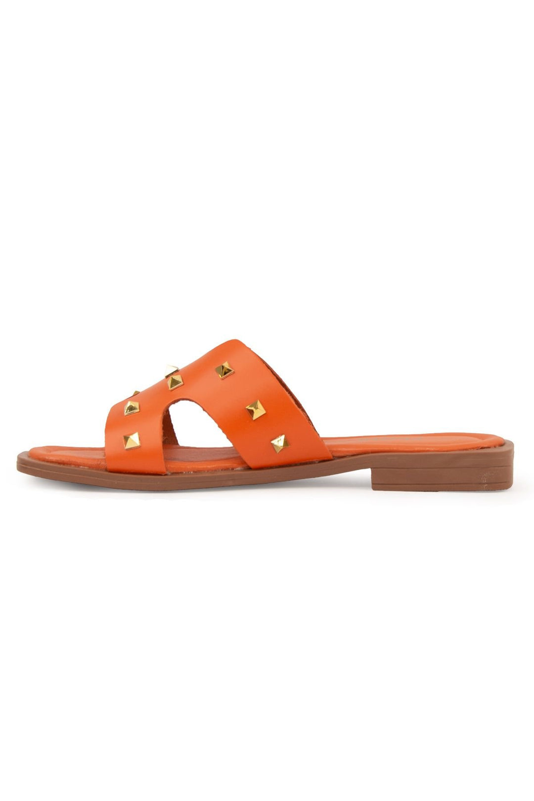 Pegia Leather Women's Slippers DG6057  - Orange