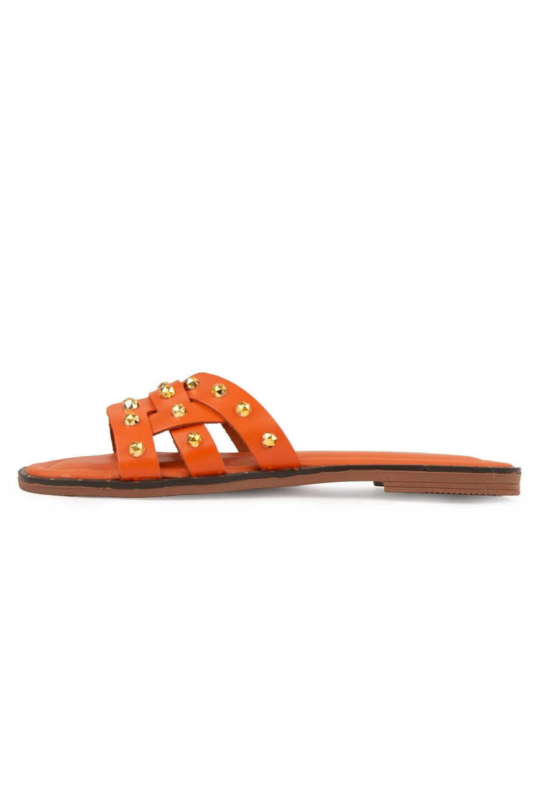 Pegia Leather Women's Slippers DG6058  - Orange