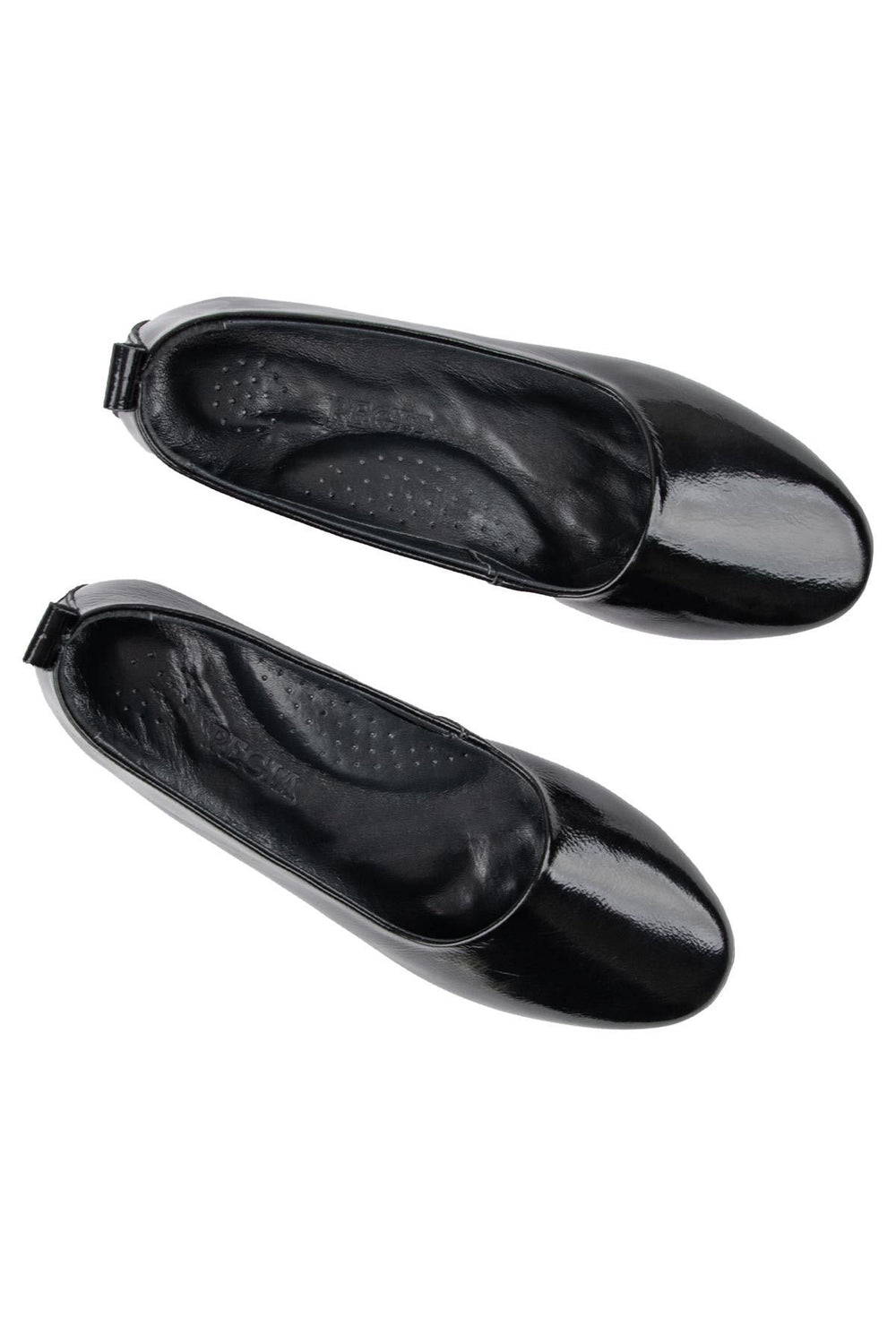 Pegia Genuine Leather Classic Flats DG6050  - Black