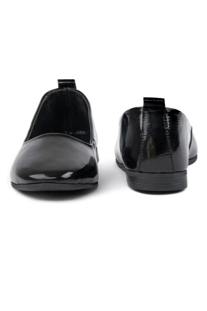 Pegia Genuine Leather Classic Flats DG6050  - Black