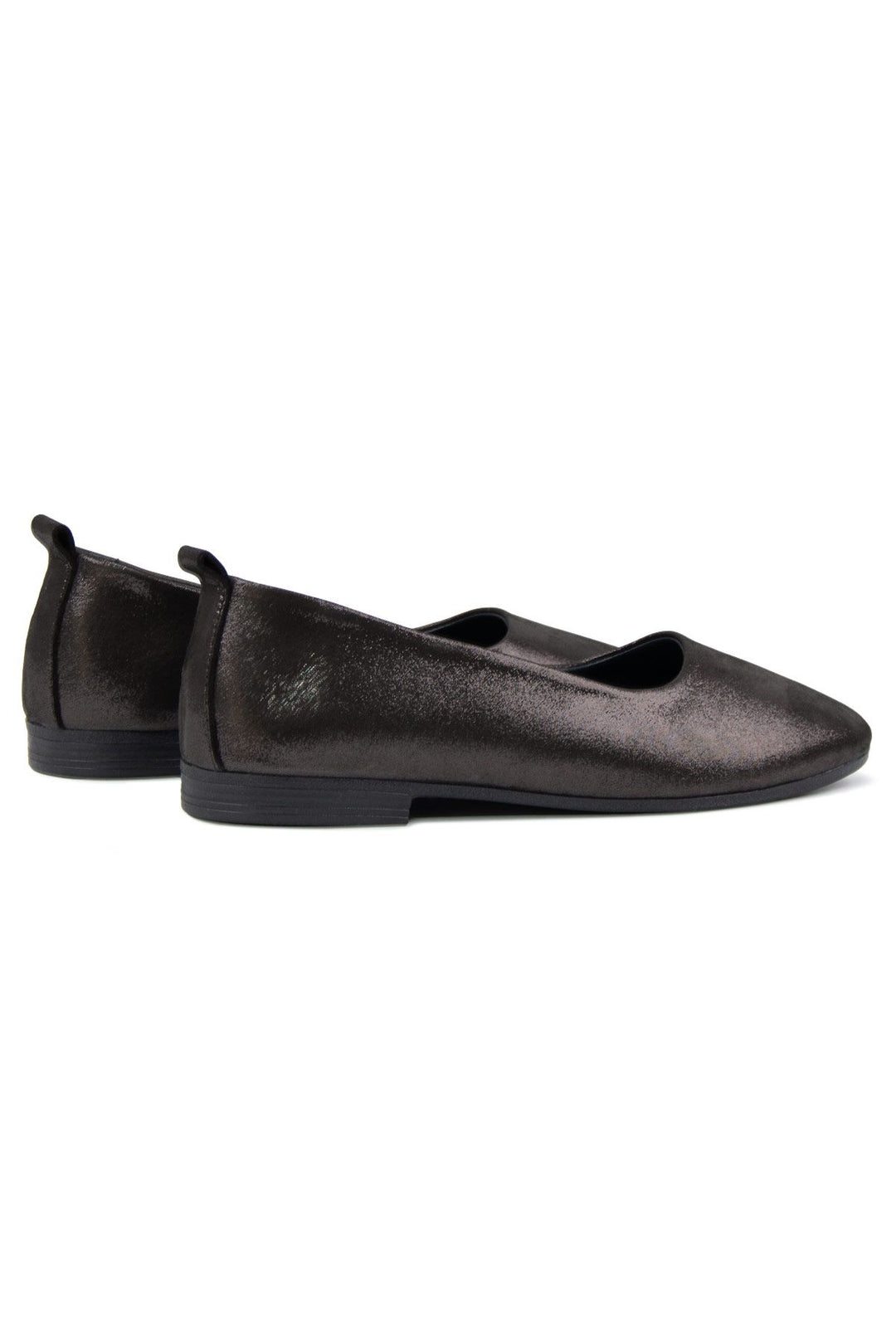 Pegia Genuine Leather Classic Flats DG6050  - Black