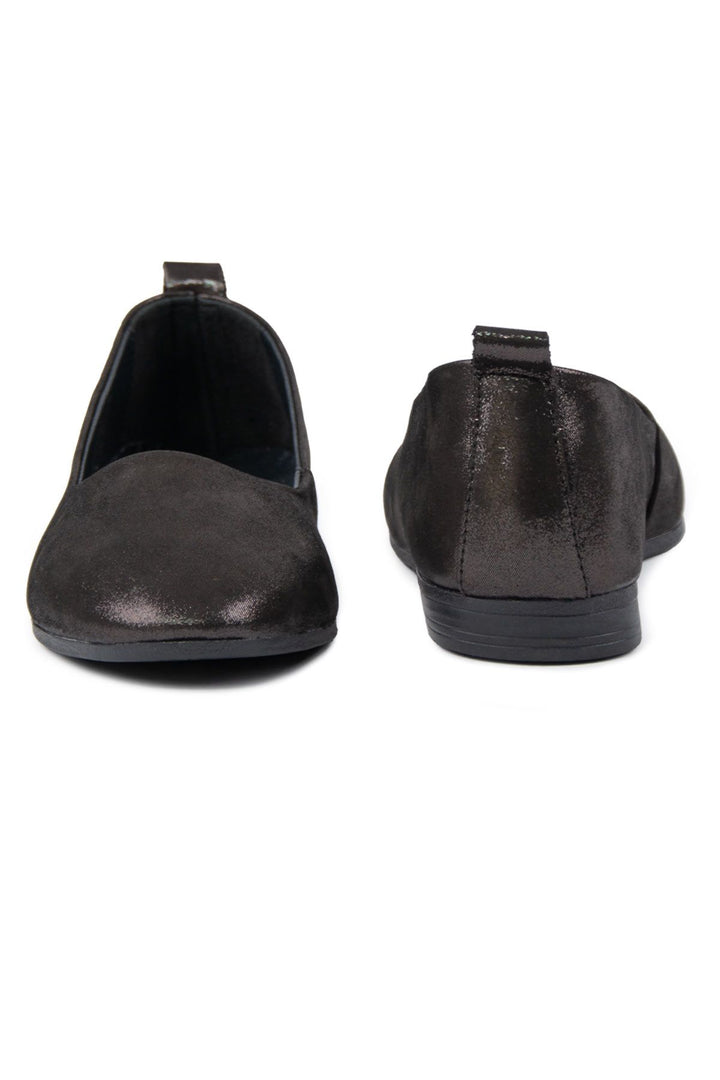 Pegia Genuine Leather Classic Flats DG6050  - Black