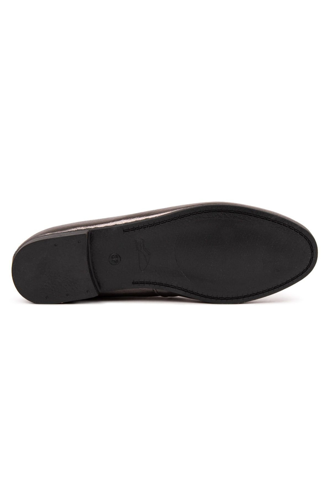 Pegia Genuine Leather Classic Flats DG6050  - Platinum