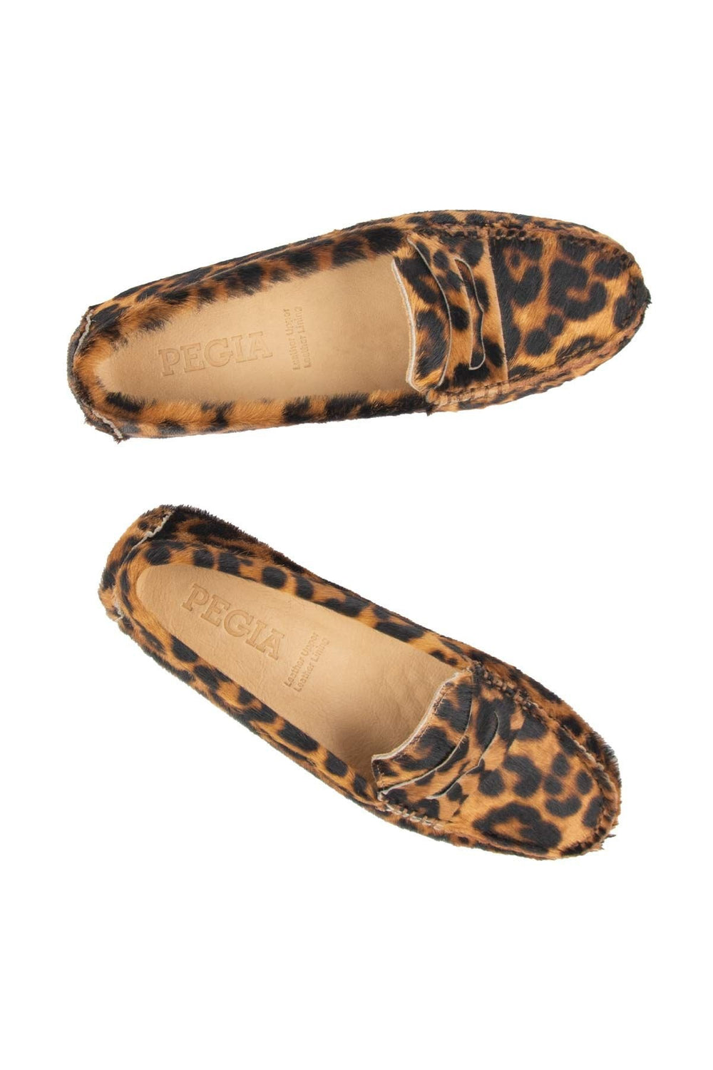 Pegia Genuine Leather Loafers 700917  - Chestnut