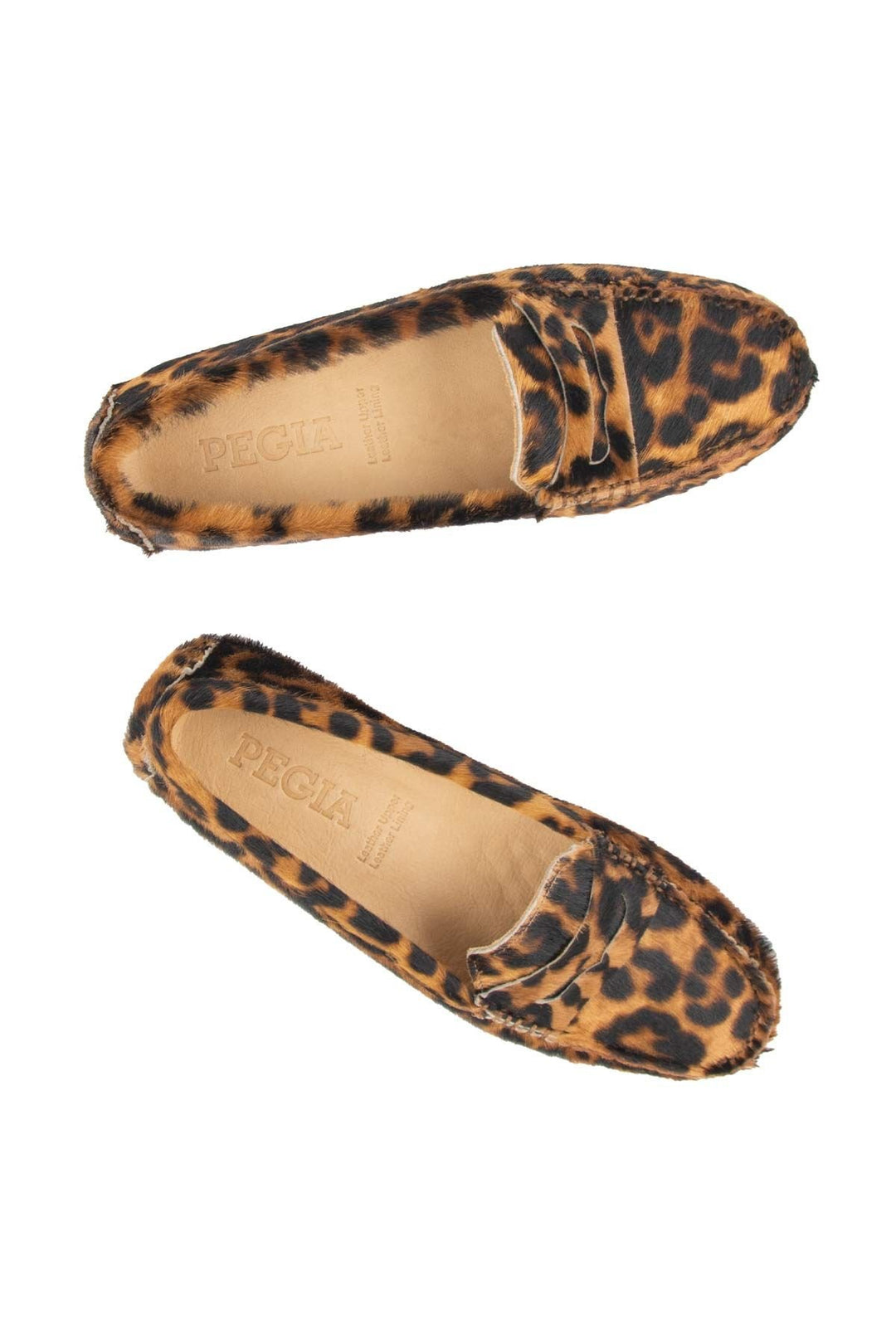 Pegia Genuine Leather Loafers 700917  - Chestnut