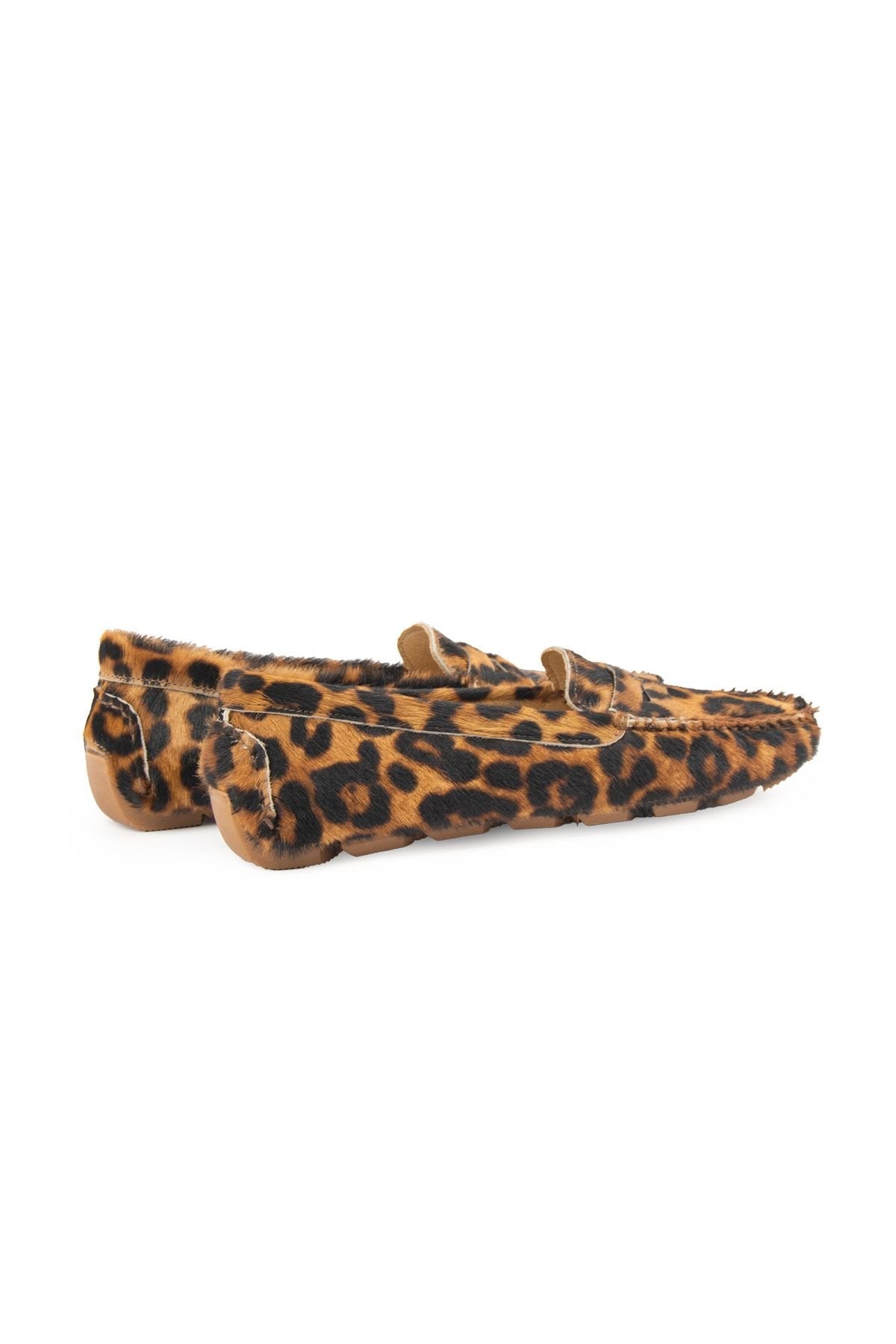 Pegia Genuine Leather Loafers 700917  - Chestnut